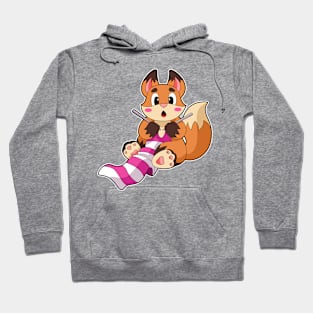 Fox with Scarf Hoodie